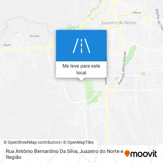 Rua Antônio Bernardino Da Silva mapa
