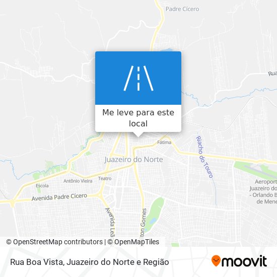 Rua Boa Vista mapa