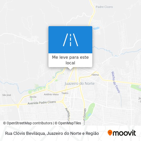 Rua Clóvis Beviláqua mapa