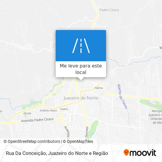 Rua Da Conceição mapa