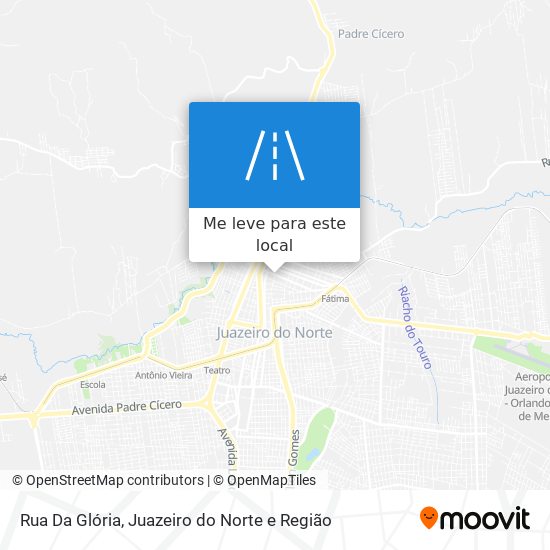 Rua Da Glória mapa