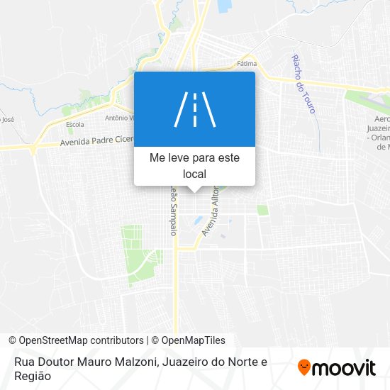 Rua Doutor Mauro Malzoni mapa