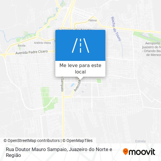 Rua Doutor Mauro Sampaio mapa