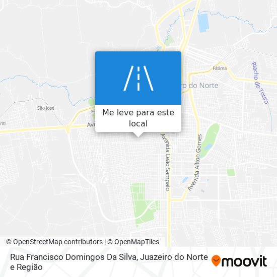 Rua Francisco Domingos Da Silva mapa