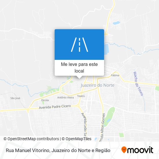 Rua Manuel Vitorino mapa