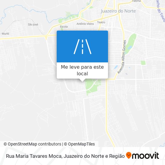 Rua Maria Tavares Moca mapa