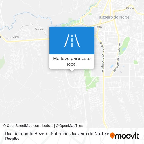 Rua Raimundo Bezerra Sobrinho mapa