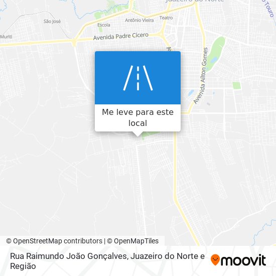 Rua Raimundo João Gonçalves mapa