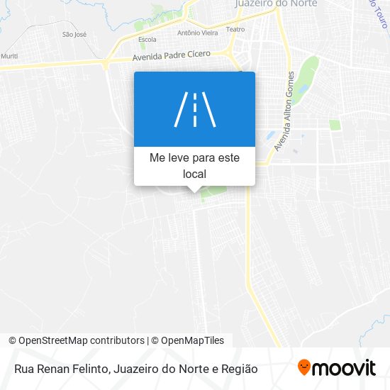 Rua Renan Felinto mapa