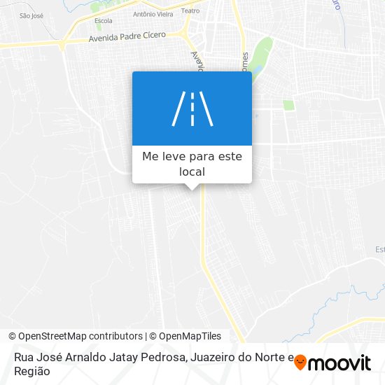 Rua José Arnaldo Jatay Pedrosa mapa