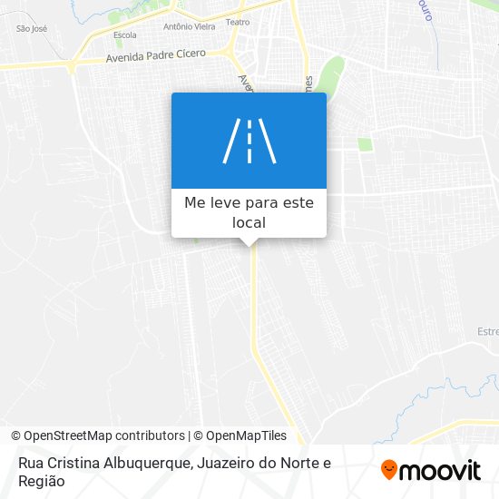 Rua Cristina Albuquerque mapa