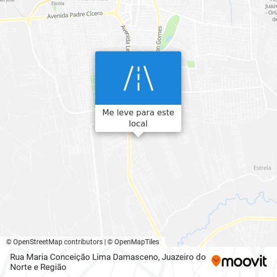 Rua Maria Conceição Lima Damasceno mapa