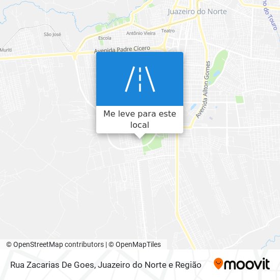 Rua Zacarias De Goes mapa