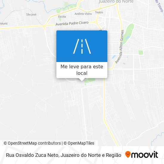 Rua Osvaldo Zuca Neto mapa