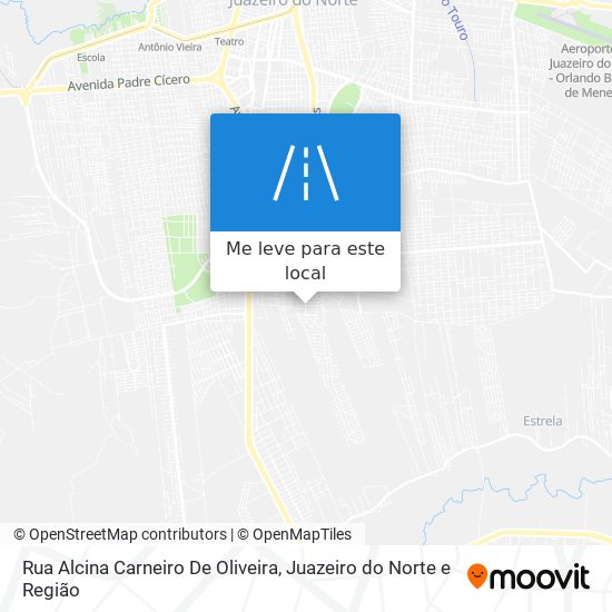 Rua Alcina Carneiro De Oliveira mapa