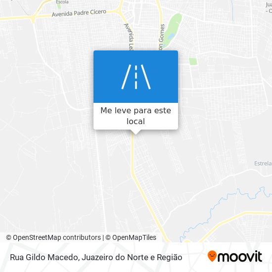 Rua Gildo Macedo mapa