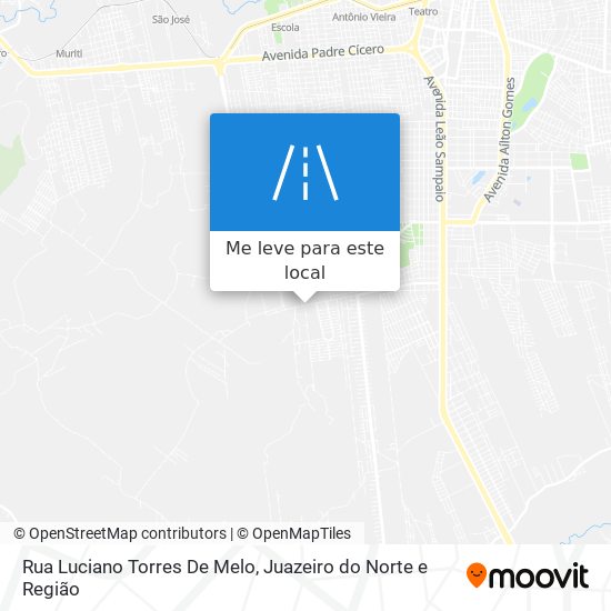 Rua Luciano Torres De Melo mapa