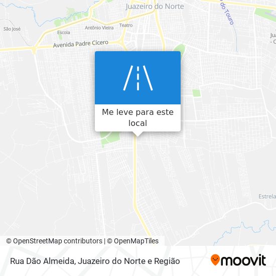 Rua Dão Almeida mapa