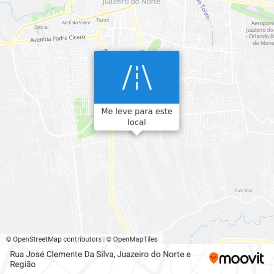 Rua José Clemente Da Silva mapa