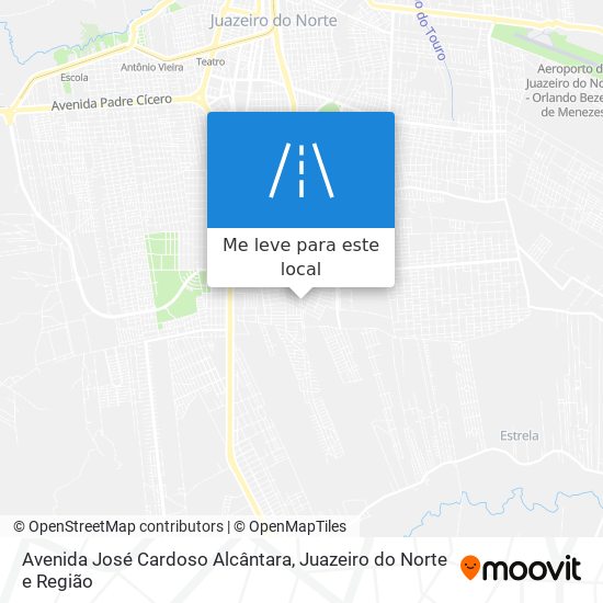 Avenida José Cardoso Alcântara mapa