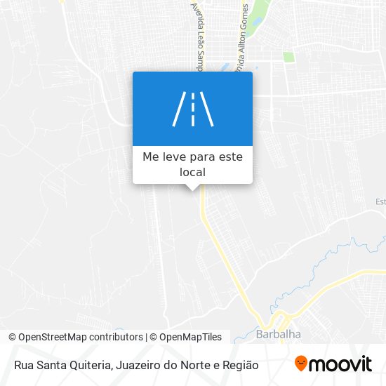 Rua Santa Quiteria mapa