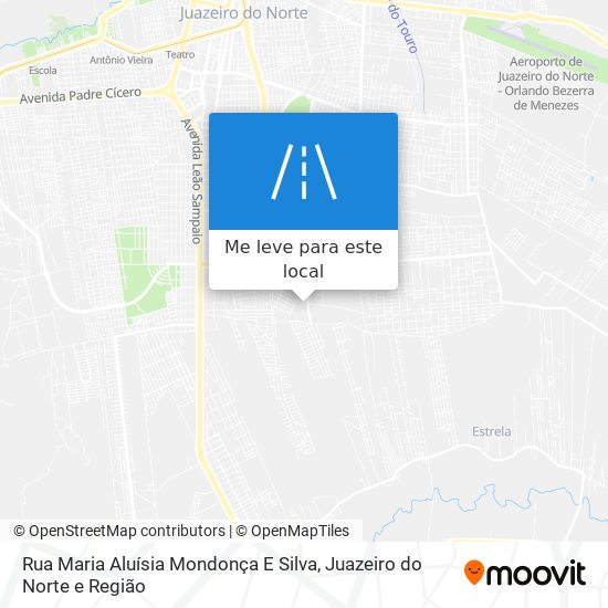 Rua Maria Aluísia Mondonça E Silva mapa