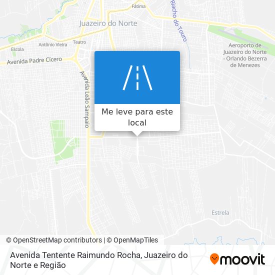 Avenida Tentente Raimundo Rocha mapa