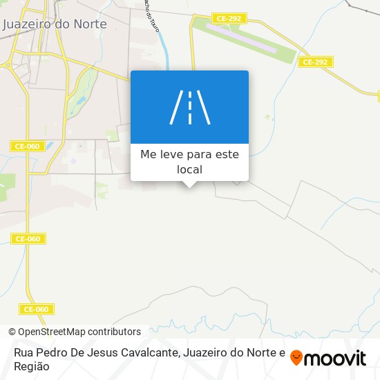 Rua Pedro De Jesus Cavalcante mapa