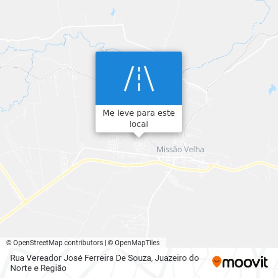 Rua Vereador José Ferreira De Souza mapa