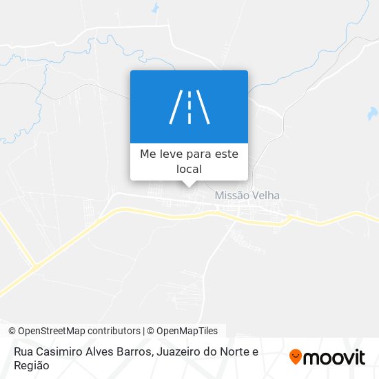 Rua Casimiro Alves Barros mapa