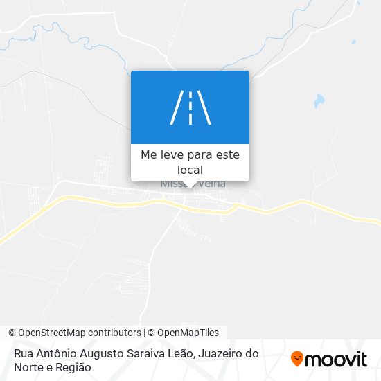 Rua Antônio Augusto Saraiva Leão mapa