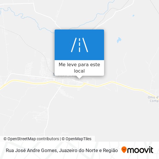 Rua José Andre Gomes mapa