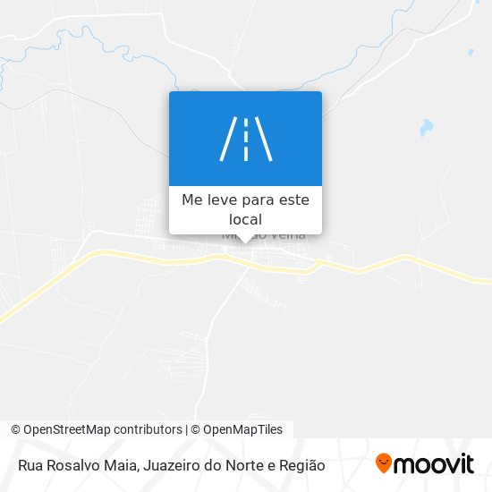 Rua Rosalvo Maia mapa