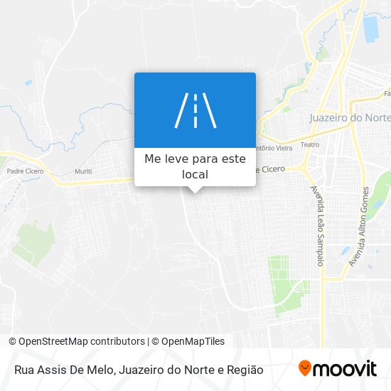 Rua Assis De Melo mapa