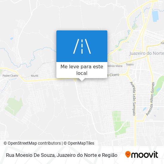 Rua Moesio De Souza mapa