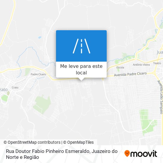 Rua Doutor Fabio Pinheiro Esmeraldo mapa
