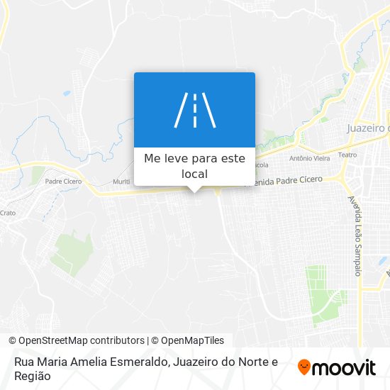 Rua Maria Amelia Esmeraldo mapa