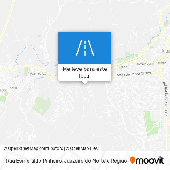 Rua Esmeraldo Pinheiro mapa