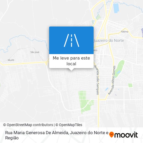 Rua Maria Generosa De Almeida mapa