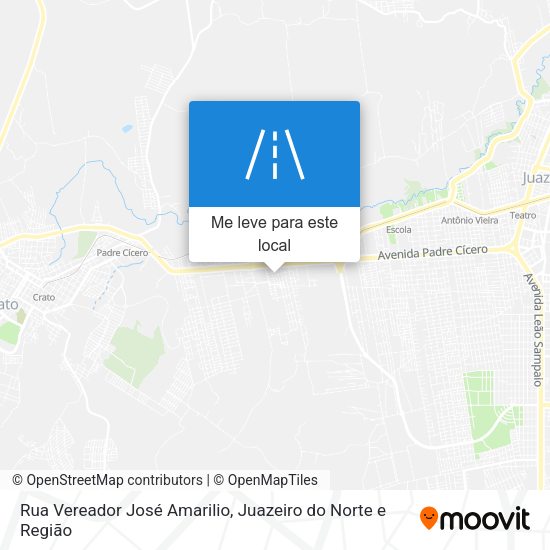 Rua Vereador José Amarilio mapa