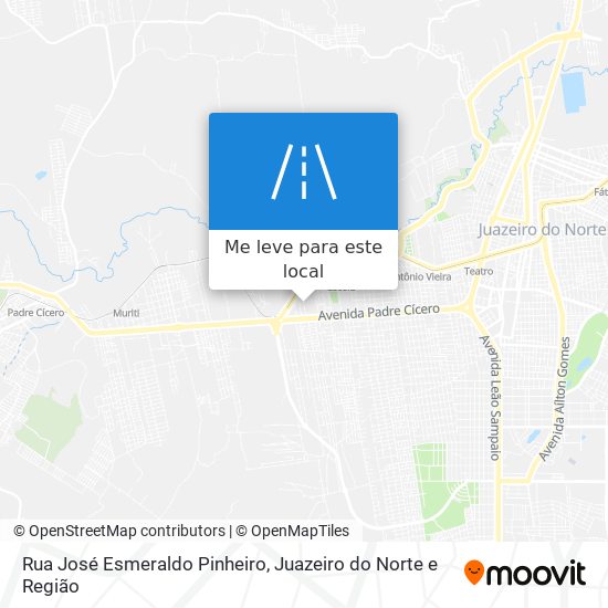 Rua José Esmeraldo Pinheiro mapa