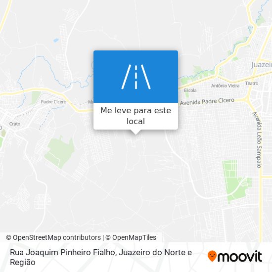 Rua Joaquim Pinheiro Fialho mapa