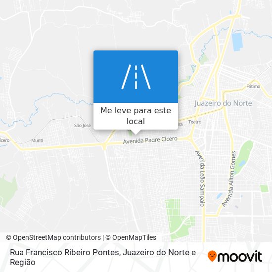 Rua Francisco Ribeiro Pontes mapa