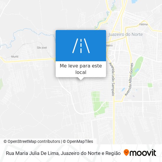 Rua Maria Julia De Lima mapa