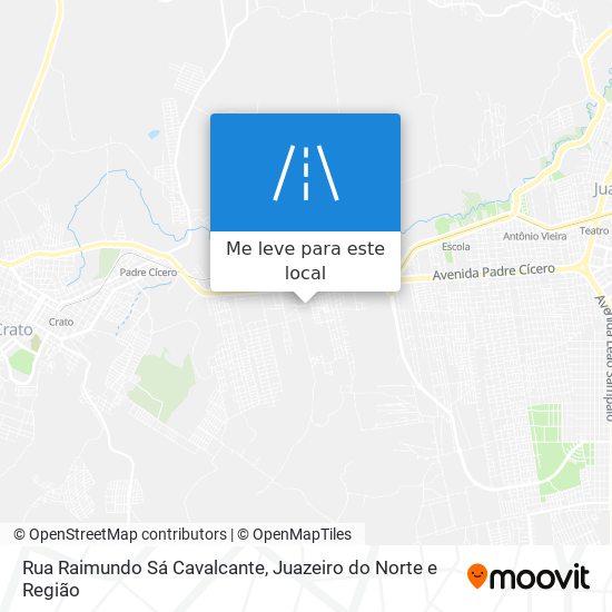 Rua Raimundo Sá Cavalcante mapa