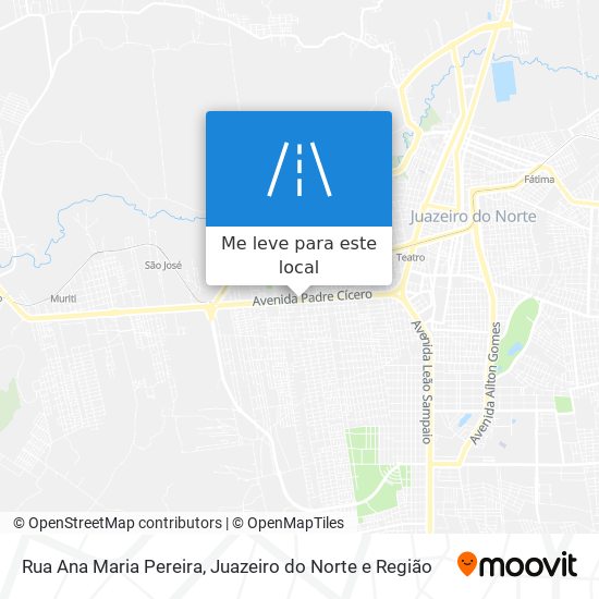Rua Ana Maria Pereira mapa