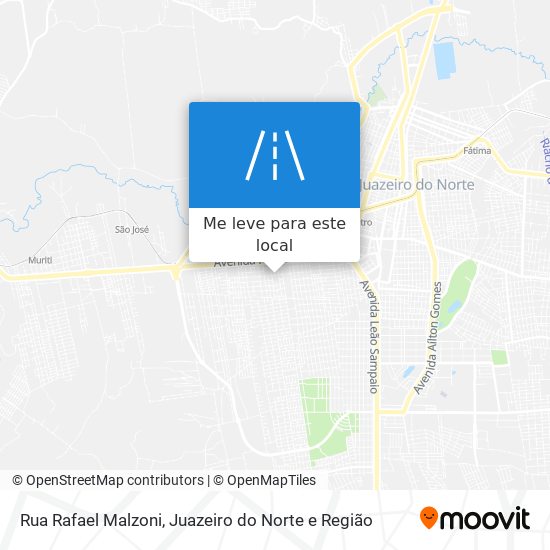 Rua Rafael Malzoni mapa