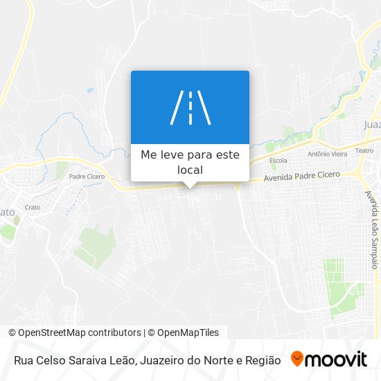 Rua Celso Saraiva Leão mapa