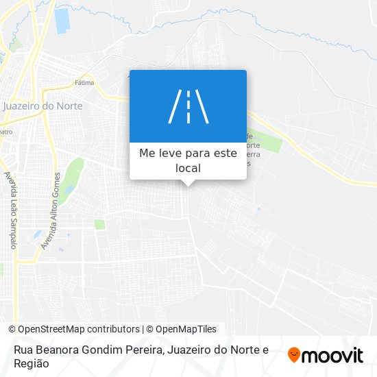 Rua Beanora Gondim Pereira mapa