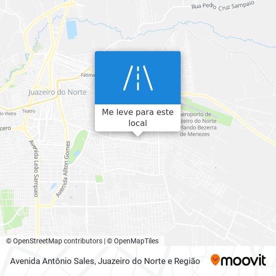 Avenida Antônio Sales mapa